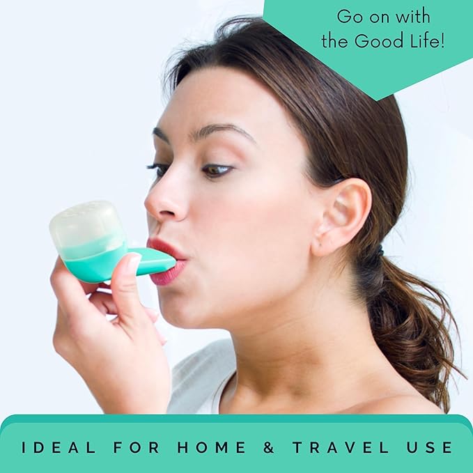 Mucus Relief Device by Virth - Breathing Exercise Device - Clear Lungs - Flutter Valve Lung Exerciser Device - Lung Cleanse & Breathing Treatment - Health & Wellness Device - Enhanced Comfort