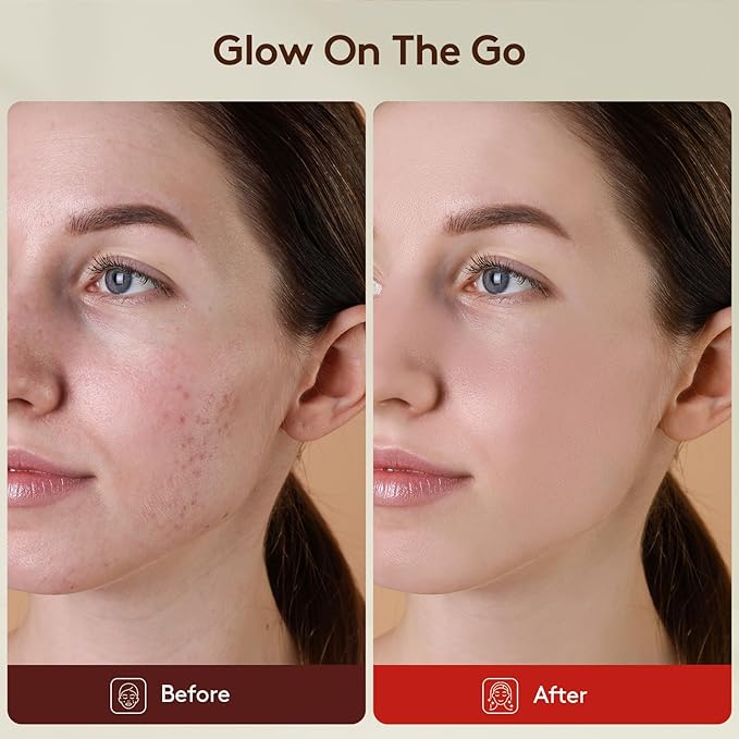 Red Light Therapy for Face Body: 660nm & 850nm Cordless Red Light Therapy Panel with Adjustable Stand - Red Infrared Light Panel with 3 Brightness Levels & Auto Off