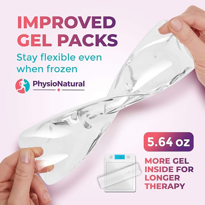 Reusable Perineal Ice Packs with Washable Sleeves – for Hemorrhoids, Postpartum Vaginal Pain, and Groin Discomfort