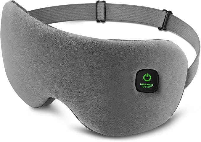 Cordless Eye Heating Pad for Dry Eyes, Heated Eye Mask for Dry Eyes, Heating Eye Mask for Sleep, 3-Level Heatings, 15-Min Timer, Washable Cover, Gift for Women Men, Eye Heating Pad for Travel