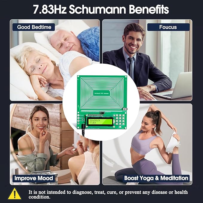 Adjustable Schumann Resonance Generator (0.01Hz-200KHz) I Frequency Generator for Meditation. Frequency Experiments. USB Powered