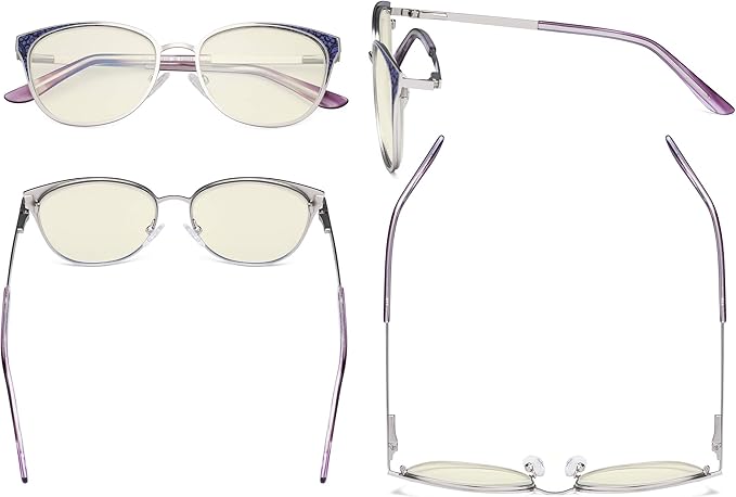 Eyekepper Oversize Butterfly Design Blue Light Glasses - Computer Screen Eyegalsses Women