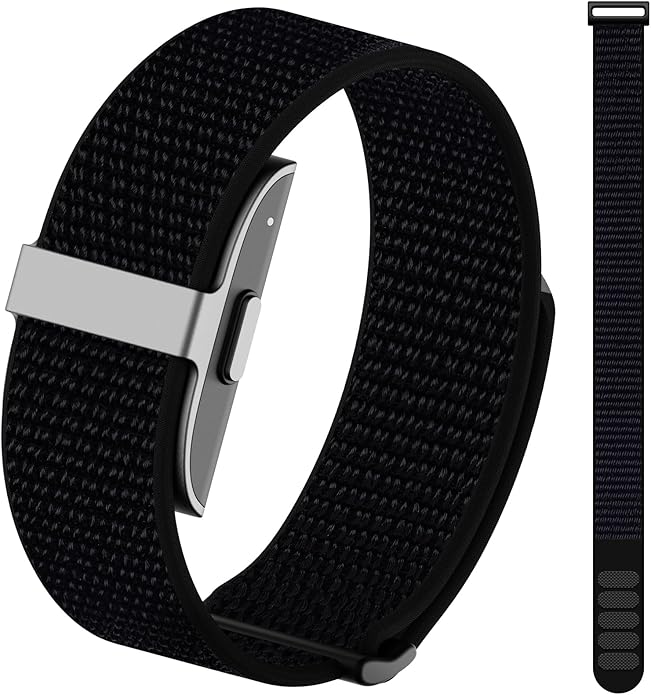 Nylon Loop Sport Replacement Bands Compatible with Hume Health Band, Soft Breathable Adjustable Wrist Band for Hume Band Replacement Strap Wristband for Fitness Tracker Women Men