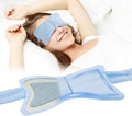 SPRING SEAON Weighted Eye Mask with 100% Patented Light Blocking Design for Men and Women, Velvet Gravity Eye Mask with Adjustable Head Circumference for Sleeping, Airplane, Travel, Gifts for Wife