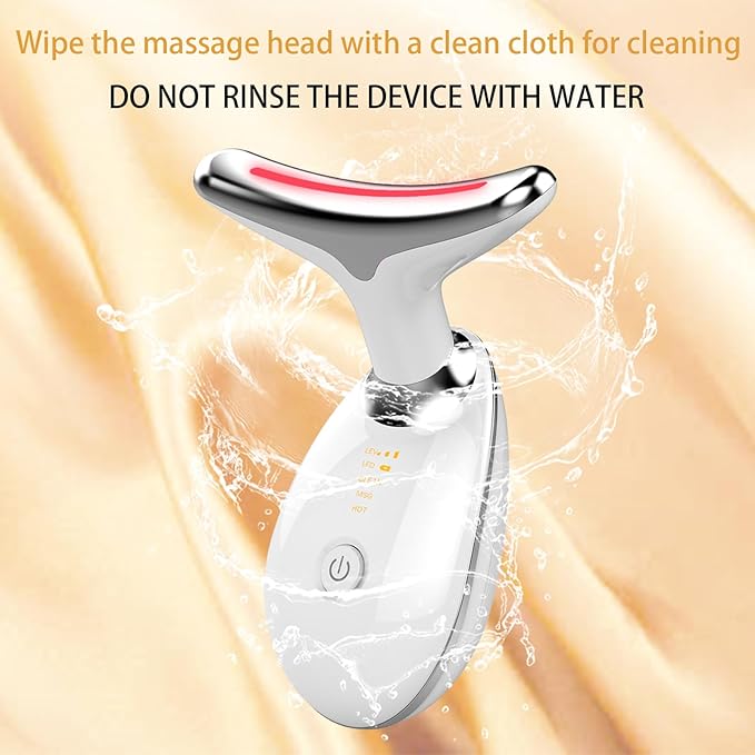 Neck Face Device, 3 in 1 Portable Face Sculpting Tool, Three Modes Facial Skin Care Tool, White