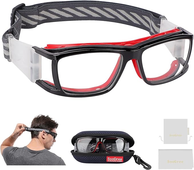 Sport Glasses for Men Women Basketball Football Sport Goggles Anti Fog Shock Collision Wearable Glasses