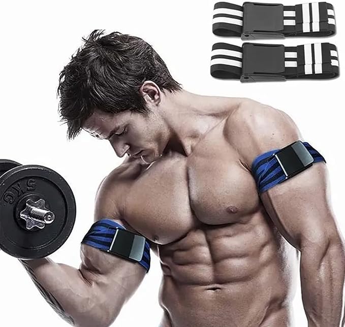 2Pcs Blood Flow Restriction Bands Kaatsu Training Bands,Occlusion Training Bands,Bicep Bands,Workout Equipment Weight Bands,Workout Blood Flow Restriction Bands, Occlusion Training Bands Blood Fl