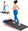2.5HP Walking Mat with Incline pad,Under Desk Treadmill, Walking Running Pad with Remote, 3 in 1 Low Noise Small Mini Portable Treadmill with Led Screen, Compact Treadmills for Home, 265lbs Capacity