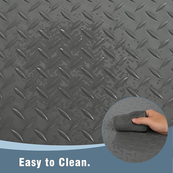Anti Fatigue Mats Industrial 2' x 6' 15/16" Thick Ergonomic Standing Mat Commercial Kitchen Mat Heavy Duty Diamond Plate Cushioned Shop Floor Mats Helps Relieve Back and Leg Soreness