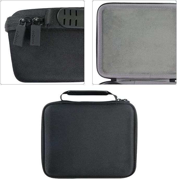 co2CREA Hard Case for OMRON Silver M4 Blood Pressure Monitor Upper Arm Cuff BP5250 BP7250 HEM-7156 HEM-7155T, Portable Travel Case Replacement