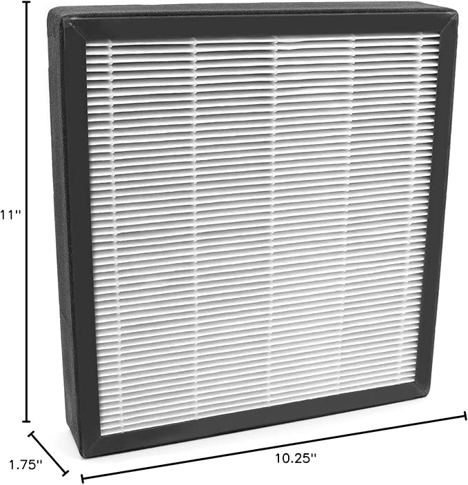 Habitat 280a(e) Air Purifier Replacement Filter, HEPA 13, Activated Carbon, PET, Silver Ion (Pack of 1)