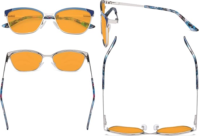 Eyekepper Ladies Butterfly Design Blue Light Glasses - Computer Screen Eyegalsses Women