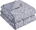 yescool Weighted Blanket for Adults (15 lbs, 48" x 72", Dove Grey) Cooling Heavy Blanket for Sleeping Perfect for 140-160 lbs, Twin Size Breathable Blanket with Premium Glass Bead, Machine Washable