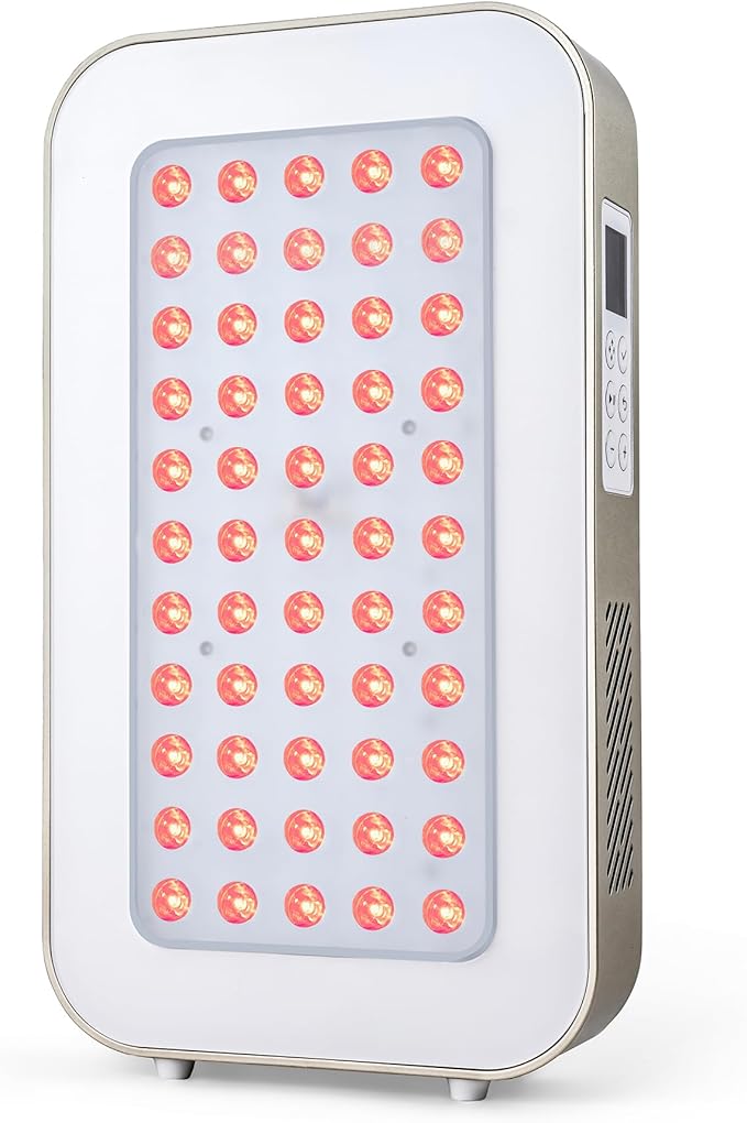 Red Light Therapy Panel - 660nm & 850nm Infrared Light Therapy Lamp with Smart App Control, 55 LEDs High Power Device at Home for Body, Face, Recovery, Skin Health, 115W (PRO100)
