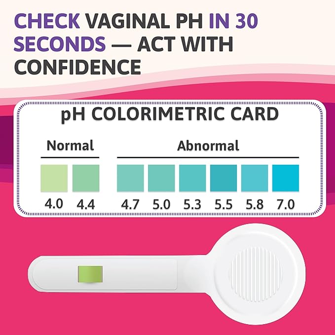 Exploro Vaginal Health pH Test Devices Feminine pH Test, Monitor Vaginal Intimate Health & Prevent Infection, Accurate Acidity & Alkalinity Balanced Vaginal Test, BV Test, Vaginal Yeast Test Pack of 5