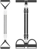 Multifunction Tension Rope, 2 Tubes Stretch Yoga Pedal Tension Strap, Adjustable Resistance, Tension Rope Fitness Equipment