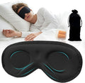 3D Sleep Mask for Kids & Teens (8-18 Years), Zero Pressure & Blackout Eye Cover - Soft Breathable, Adjustable for Travel, Night Use & Deep Sleep
