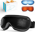 ALLJOY Eye Massager with Heat and Cooling, Lightweight Eye Massager with Removable Gel Mask, Mothers Day Gifts for Women Men Her Him Eye Care Devices for Migraine, Reduce Dry Eyes