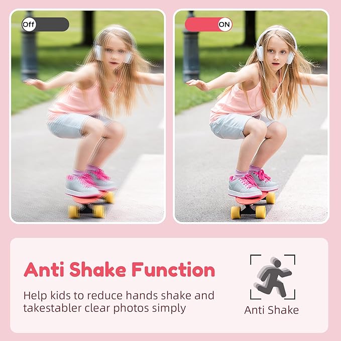 Digital Camera, FHD 4K Digital Point and Shoot Camera with 16X Zoom Anti Shake, 48MP Compact Small Camera with 32GB Card for Boys Girls Kids