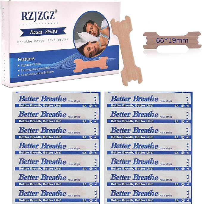 RZJZGZ Large Better Breathe Nasal Strips to Reduce Snoring Works Instantly to Improve Sleep, Relieve Nasal Congestion Due to Colds & Allergies (310 Pack)