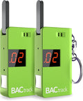 BACtrack Keychain Breathalyzer - Green (2 Pack) | Ultra-Portable Pocket Keyring Alcohol Tester for Personal Use