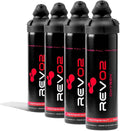 Oxygen Can | 98% Pure Portable Oxygen for Athletes, Recovery & Altitude Relief | 10L Canister with Zero-Leak Mouthpiece & Trigger Lock | Natural Energy Boost for Sports & Travel - Peppermint 4 Pack
