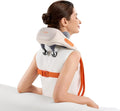 Cordless Neck Massager with Heat, 6D Shiatsu Upper Back & Shoulder Massager for Pain Relief Deep Tissue, Relaxing Electric Kneading Massage, Dual-Sided Massage Heads, Best Gifts for Men Women