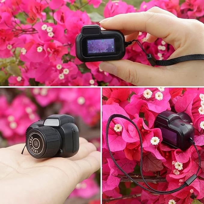 Galatee Keychain Camera, 1080P mini Pixel, Micro mini DV/Camcorder, Portable Chain with Eight Filters, Long Battery Life for Indoor and Outdoor use (16G)