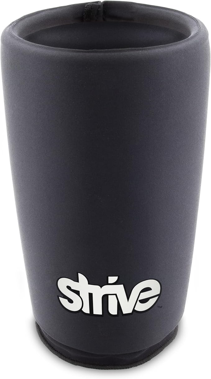 Strive Hot and Cold XL Sleeve, Hot & Cold Therapy Wrap for Soothing Relief and Support, Adjustable Compression for Comfortable Healing, Perfect for Elbow Pain and Muscle Recovery, Black