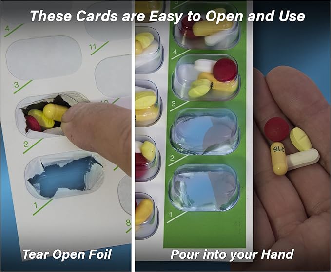 SureMed 31-Day Multi-Med Disposable Blister Card Refill with 26 Cards & 26 Blisters