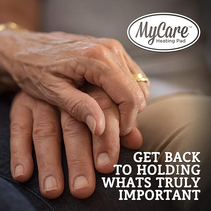 MyCare® Microwavable Heating Pad & Cold Therapy Glove - Moist Heat and Cooling Relief for Arthritis, Stiffness, Soreness, Trigger Finger - Natural Therapy Mitt for Small to Medium Hands