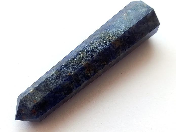 WholesaleGemShop 3 Inch Gemstones Obelisk Tower Jumbo Facet Aura Rock Crystal Natural Polished Earth Wand Spirit