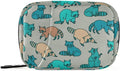 Ollabaky Raccoon Pill Organizer 7 Day Pill Case Travel Pill Organizer Bag Pill Box Portable Weekly Case with Zipper Compact Size for Vitamin Supplement Holder