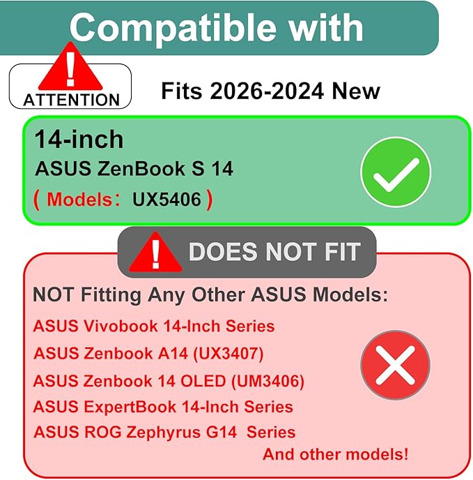 KEANBOLL 2 Pack Blocking Blue Light Screen Protector for 2026 New ASUS ZenBook S 14 Laptop (UX5406), Anti Blue Light Anti Glare and Anti Fingerprint (Matte) Shield