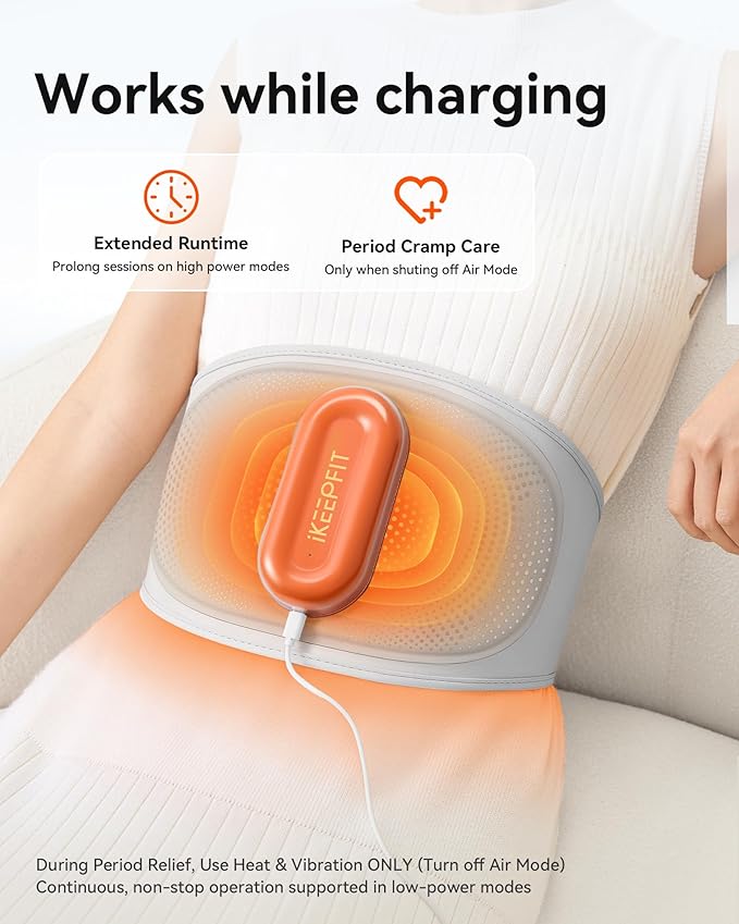 Back Massager for Pain Relief Deep Tissue with Heat & Air Compression, [2026 Upgraded] Portable Cordless Heating Pad with Vibration & AirInflate Lumbar Support, MAXwarm 5.0, Gift Men Women