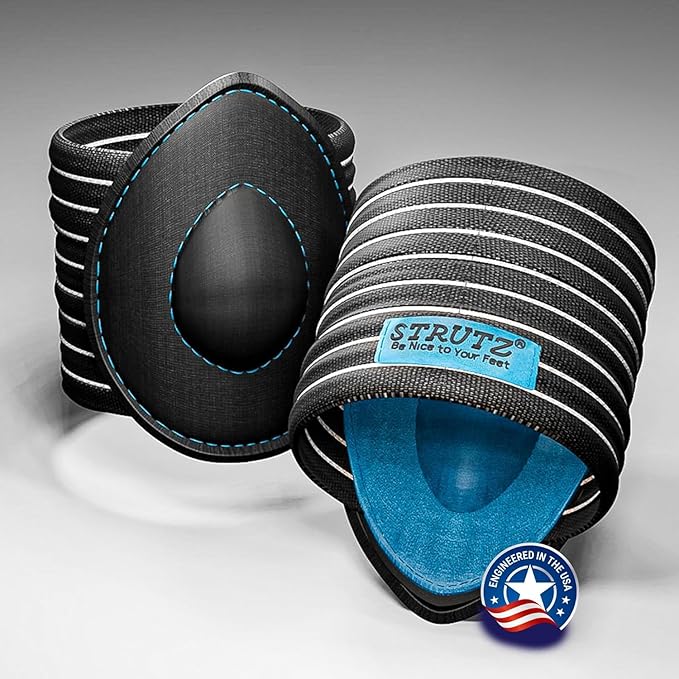 Strutz Sole Angel - The Original Patented Arch Support and Compression Technology - Plantar Fasciitis Support - Ease Discomfort and Improve Mobility - Metatarsal Foot Pads for Women and Men - 1 Pack