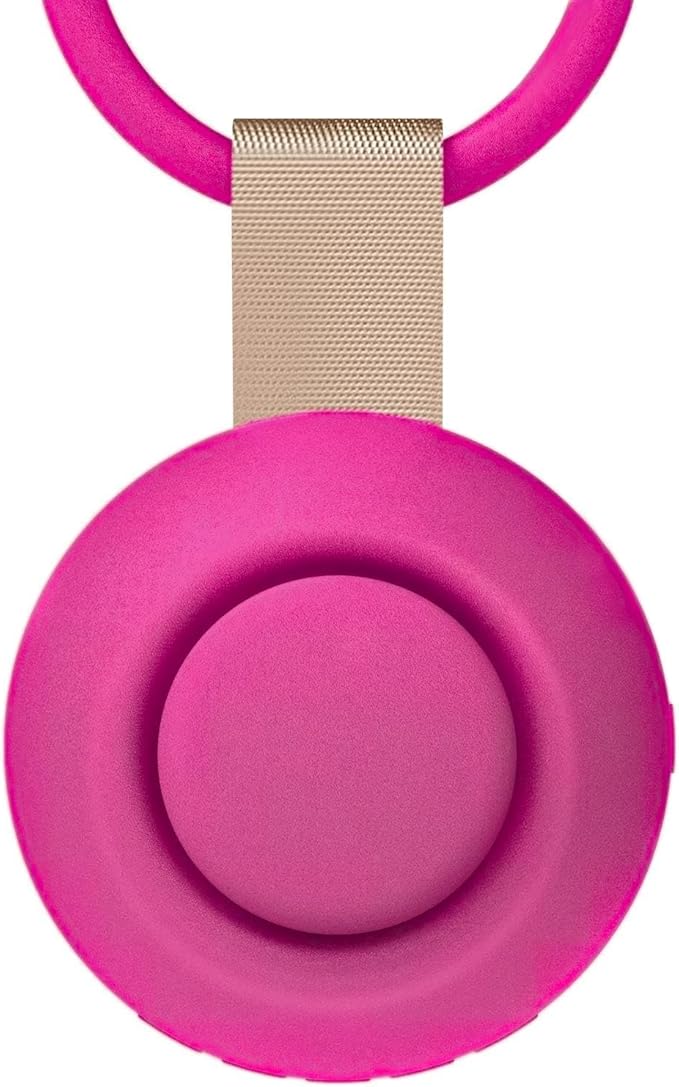 2026 Mom's Choice Awards, Portable Sound Machine for Baby Adult, AI Cry Detection, 18 Soothing Sound, Bluetooth Rechargeable White Noise Machine for Home Travel, Nursery Light, Barbie Pink