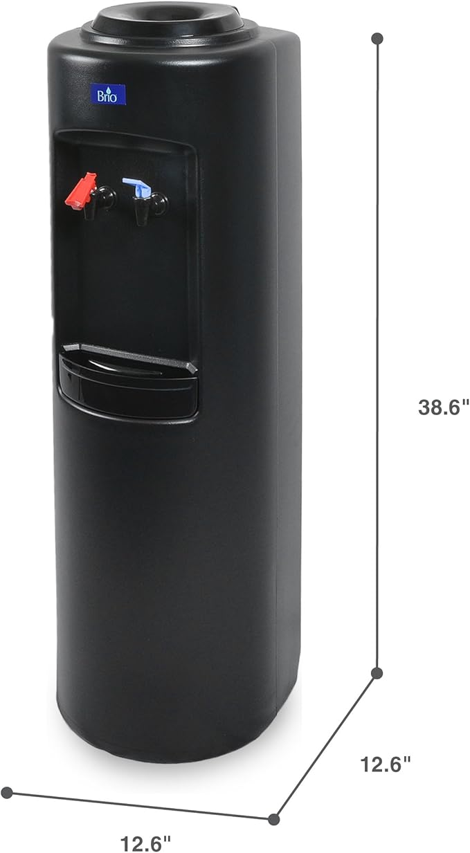 Brio CL520 Commercial Grade Hot and Cold Top Load Water Dispenser Cooler - Essential Series