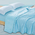 Weighted Blanket King Size 25lbs(88''x104'', Dual-Sided), Reversible King Weighted Blanket with Cozy Warm Velvet & Cooling Tencel Fabric for Adults & Couple All Season - Carry Bag Included, Lake Blue