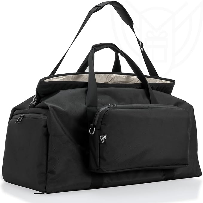 Xtreme Sight Line ~ AQUA Duffel Faraday Bag + XTECH Faraday Bag ~ Water-Proof Signal Blocking Duffel Bag for Large Electronics ~ Tracking/Hacking Defense ~ 1680D Ballistic ~ Black