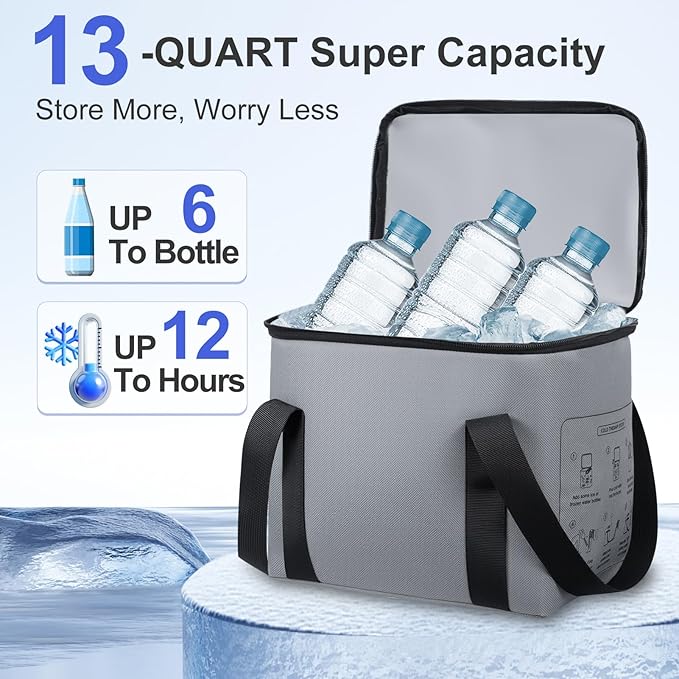 2026 Upgraded Ice Machine for Knee After Surgery, Portable Cold Therapy Machine with Timer, Silent Pump, Pain Relief System, Comfort Pad for Knees Waist Elbows Hip and Ankle, Dad Gifts & Mom Gifts