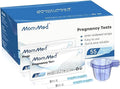 MomMed Pregnancy Test, 55 HCG Pregnancy Test Strips for Early Detection, Over 99% Accurate, 55 Free Urine Cups, Bulk Pregnancy Tests for Home Use, Pruebas de Embarazo