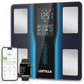 LOFTILLA Smart Scale for Body Weight, Accurate Scale with BMI Body Fat Muscle Mass, 8-in-1 Large Display, Digital Bathroom Scales for 14 Body Composition Metrics, Sync with Fitness App