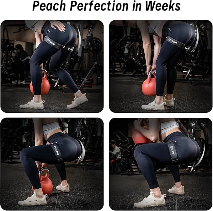 Booty Bands for Working Out Glutes, Adjustable Blood Flow Restriction Bands with Non Slip for Workout Butt & Thigh Building, Occlusion Bands for Women and Men Glutes Easy to Carry