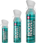 Boost Oxygen Breathe Menthol-Eucalyptus Collection | Large 10L, Medium 5L & Pocket Size 3L (3 Pack)