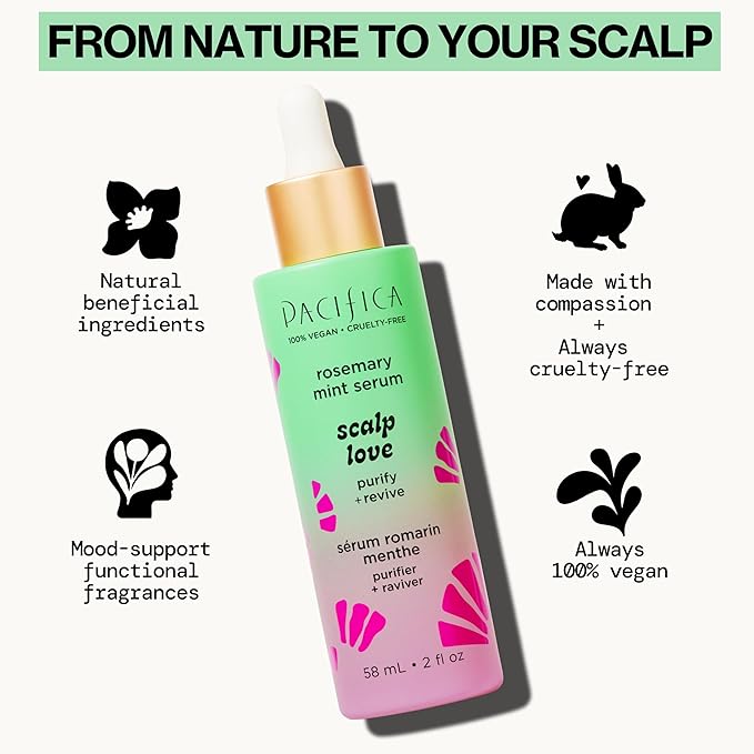 Pacifica, Scalp Love Rosemary Mint Serum, 2 Fl Oz