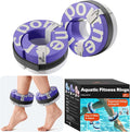 Foam Aquatic Cuffs Exercise Equipment: Sportneer Water Aerobics Float Ring with Adjustable Webbing Pool Exercise Workout Set Water Ankle Ring