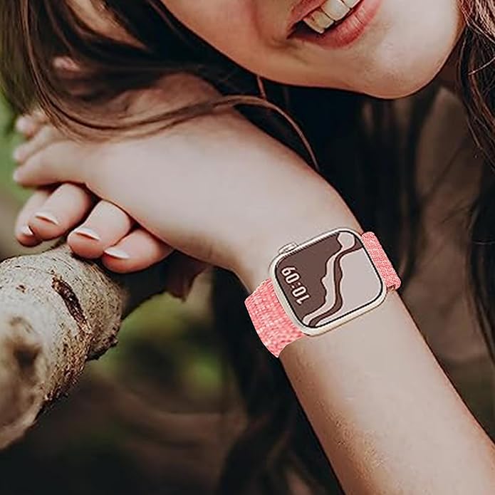 Lamshaw Compatible with Shock Clock Max Band, Breathable Nylon Woven Fabric Replacement Accessory Strap Compatible for Pavlok Shock Clock 3, Max