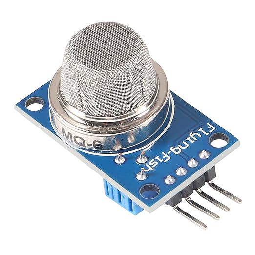 5pcs MQ-6 LPG Gas Sensor Module Liquefied Propane Iso-Butane Butane Combustible Gas Detection Sensor for Arduino Raspberry Pi ESP8266 MQ2 5V DC (MQ-6)