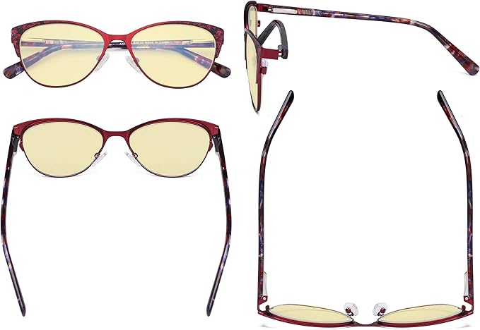 Eyekepper Oversize Ladies Butterfly Design Blue Light Glasses -Computer Screen Eyegalsses Women